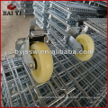 rolling metal storage cage with wheels